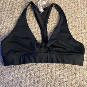 Pink sports bra